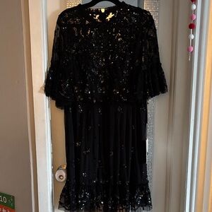Mac Duggal Elegant Black Sequin Dress